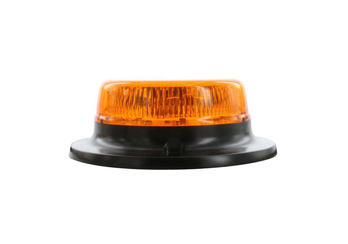 ATLASSINO LED BEACON 3 SCREWS MOUNTING FLASH LIGHT AMBER side CABLE OUTPUT